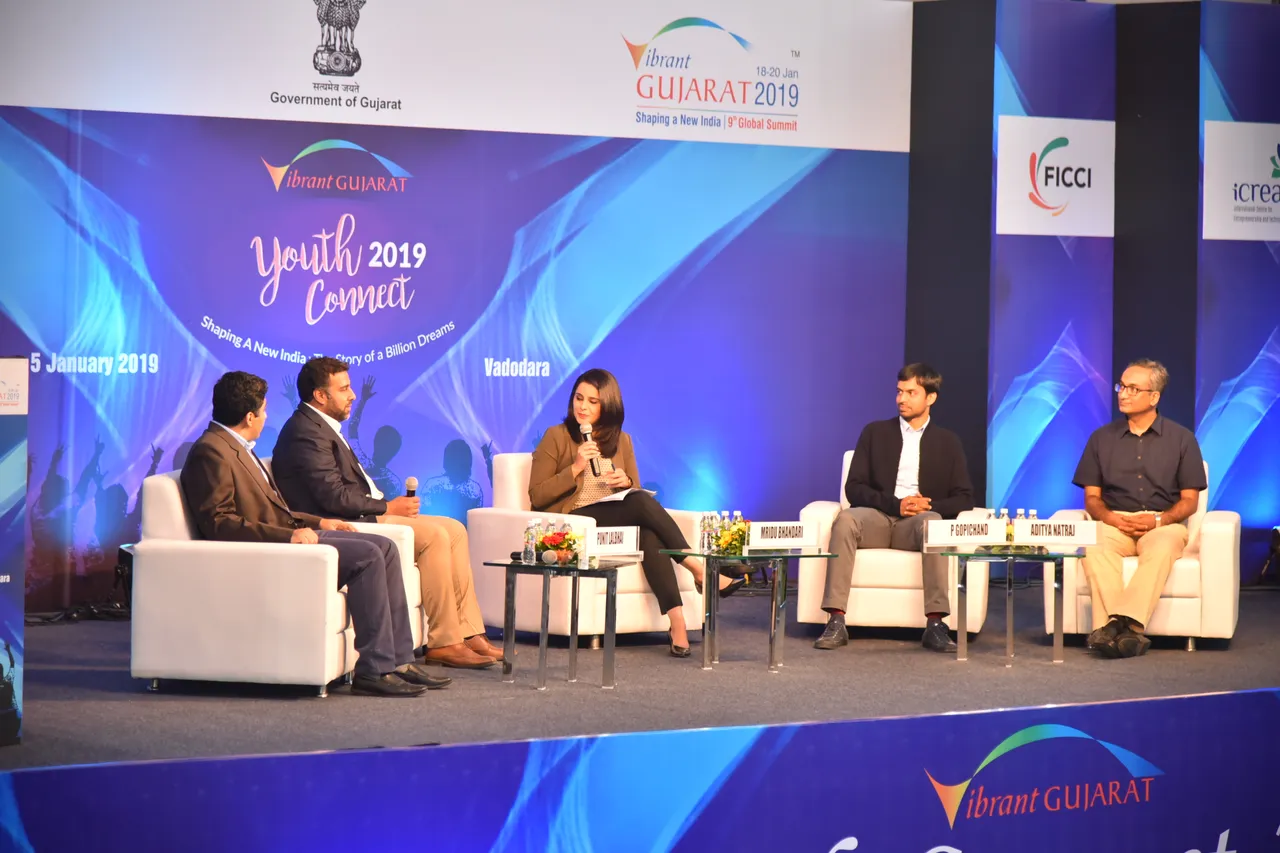 P. Gopichand, Punit Lalbhai engage with students at Youth Connect event at ITM University Vadodara