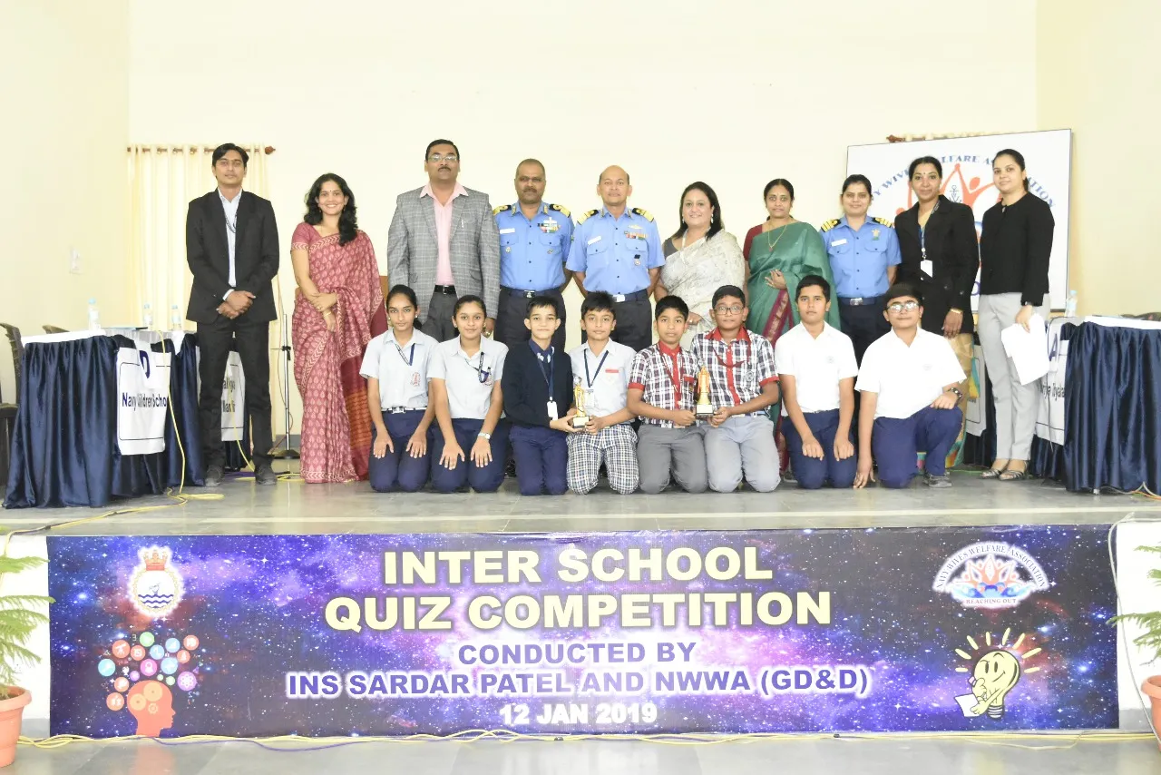 Navy week – inter School quiz competition organised at naval base, Porbandar