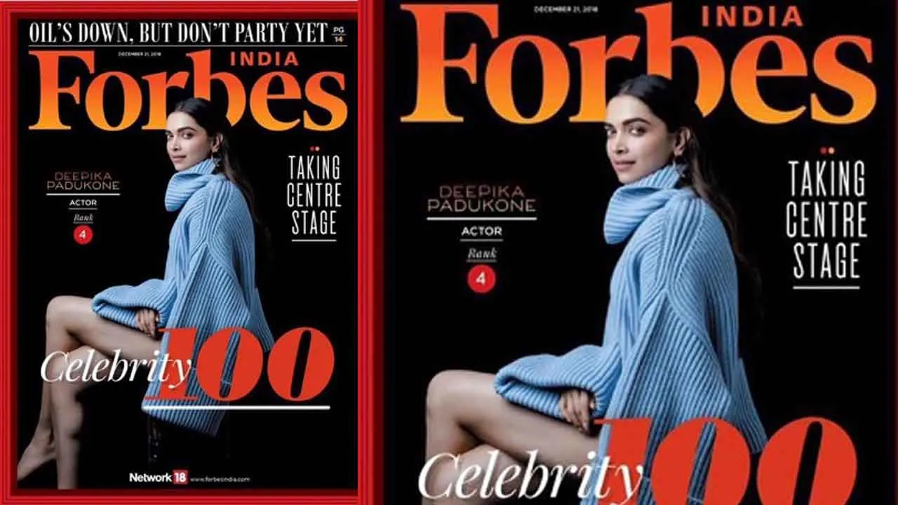“I am very proud of being in the top 5 of Forbes List” Deepika Padukone