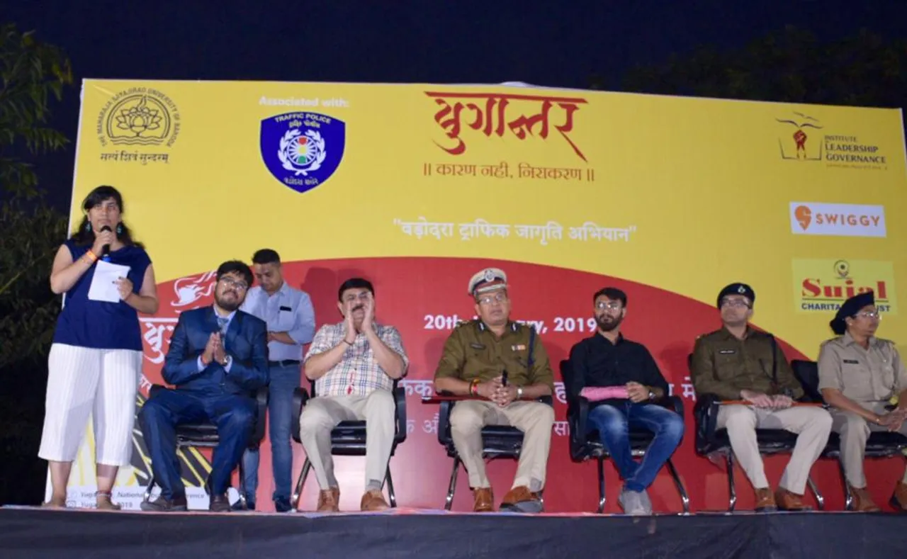 Helmet awareness bike rally in Vadodara