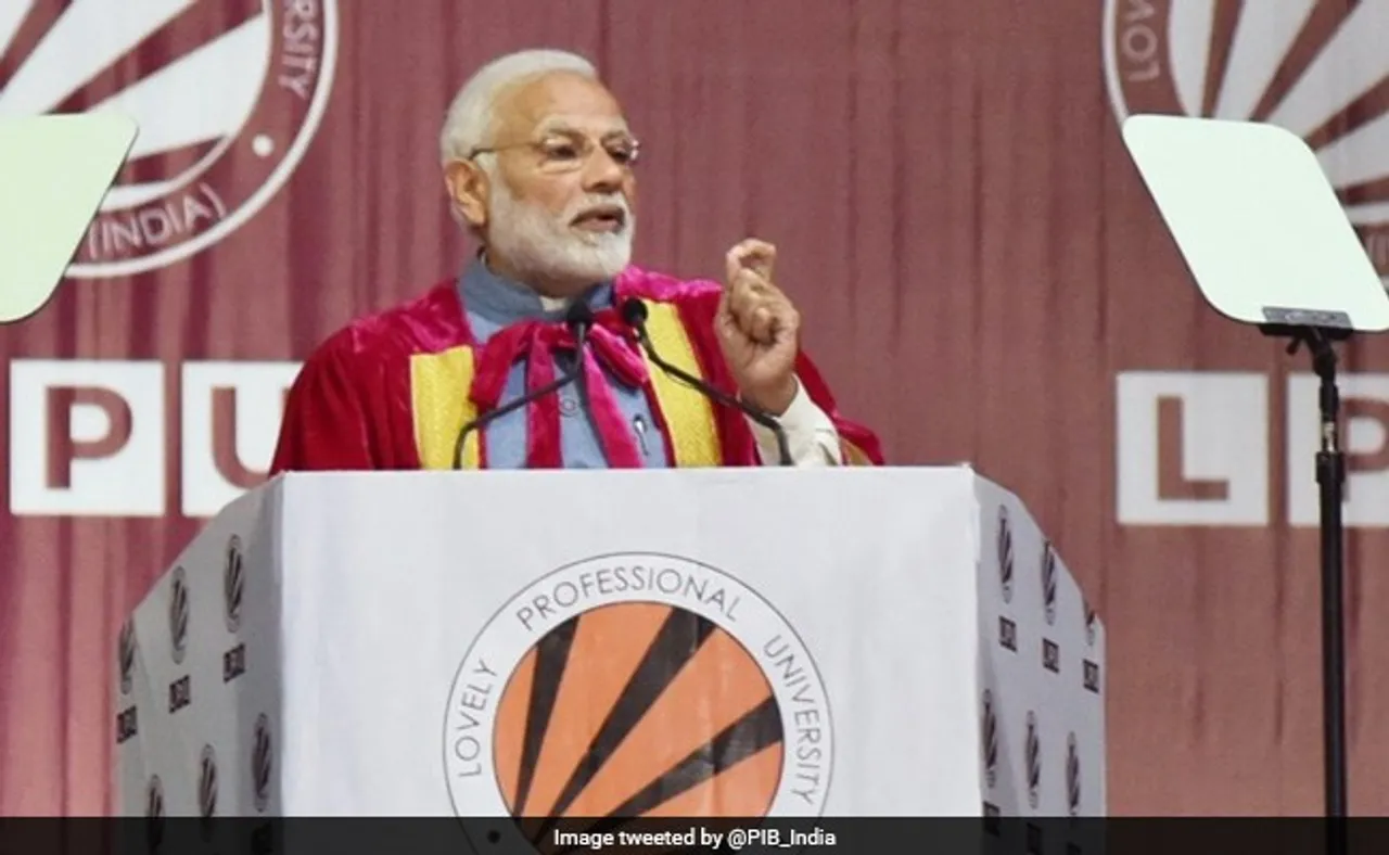 Modi adds ‘Jai Anusandhan’ to Shastri’s slogan