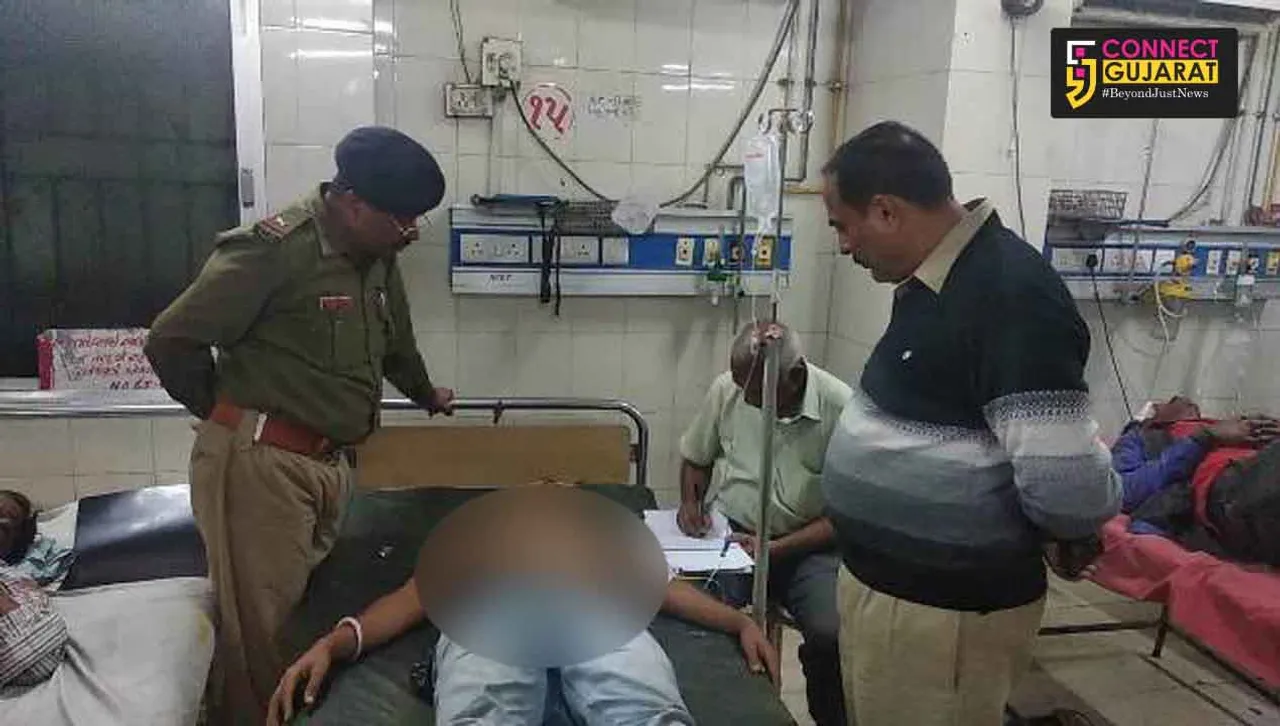 Unknown persons beat robbed a vegetable seller in Vadodara 