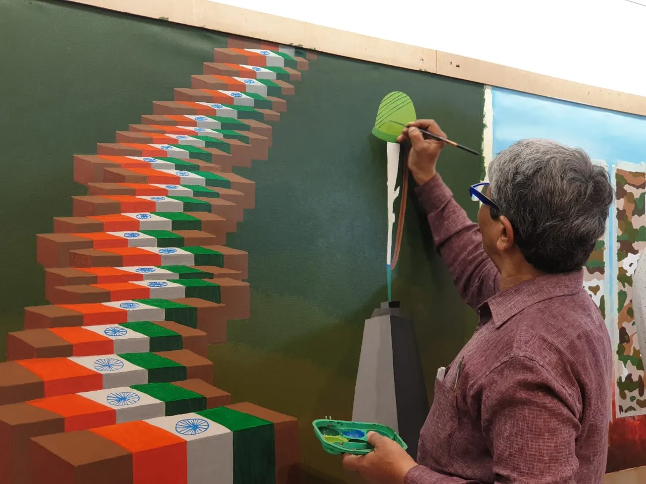 40 Artists from the country paid homage to the Pulwama martyrs through art