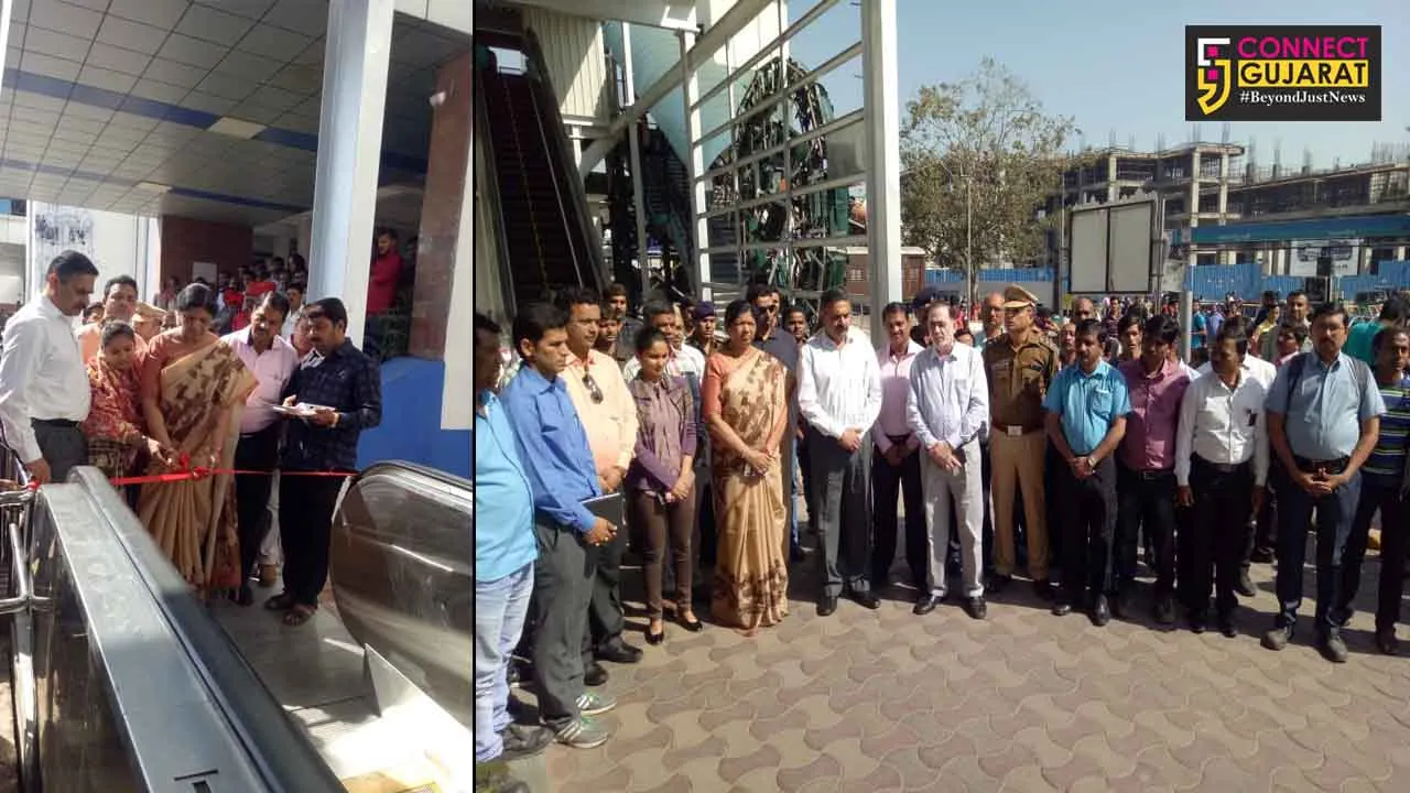 Provision of Escalator and Ramp at PF 4/5 at Vadodara Railway station