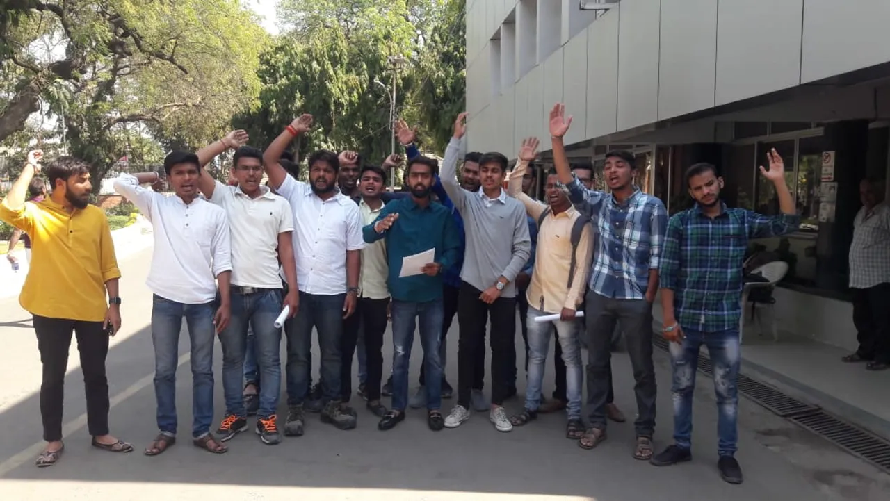 MSU UGS Vraj Patel demand for free education to children of martyrs