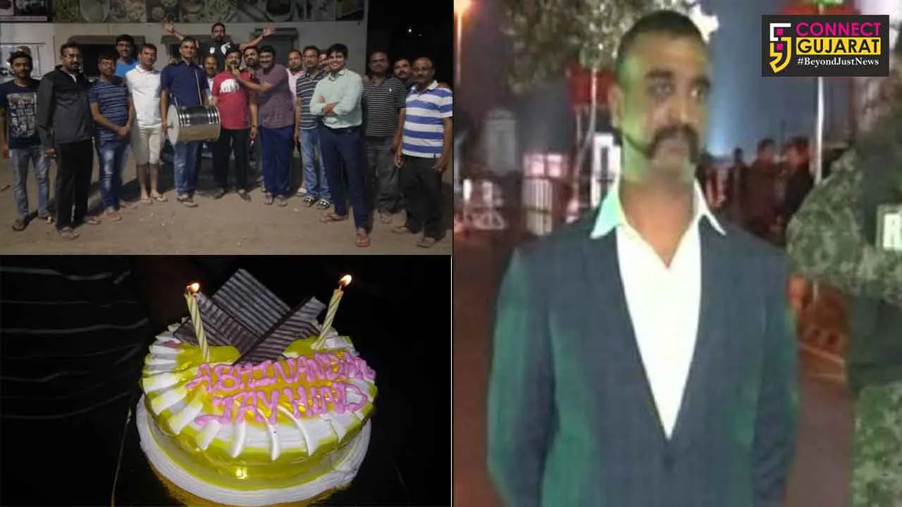Vadodara celebrate the return of Wing Commander Abhinandan
