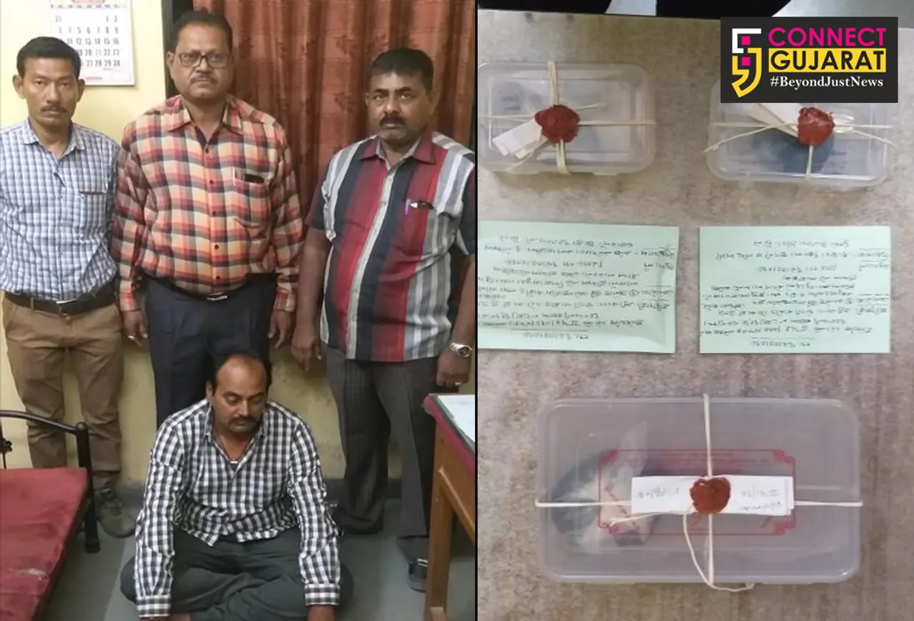Vadodara SOG caught one with 193gms Afeem