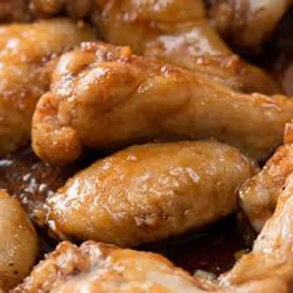 Honey garlic chicken wings recipe