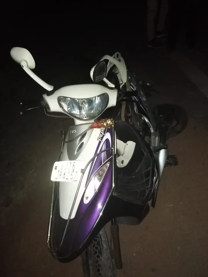 Brother sister died after knocked down by car near Amodar village in Waghodia