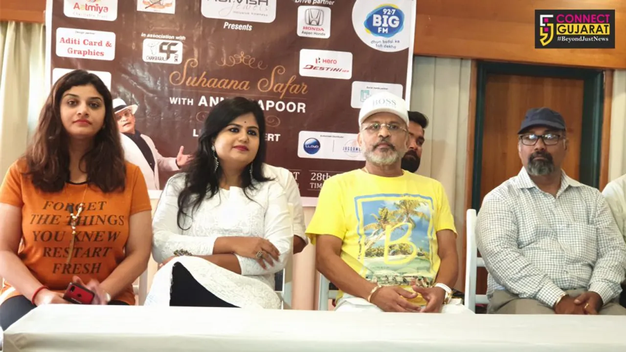 Well known actor and television presenter Annu Kapoor in Vadodara