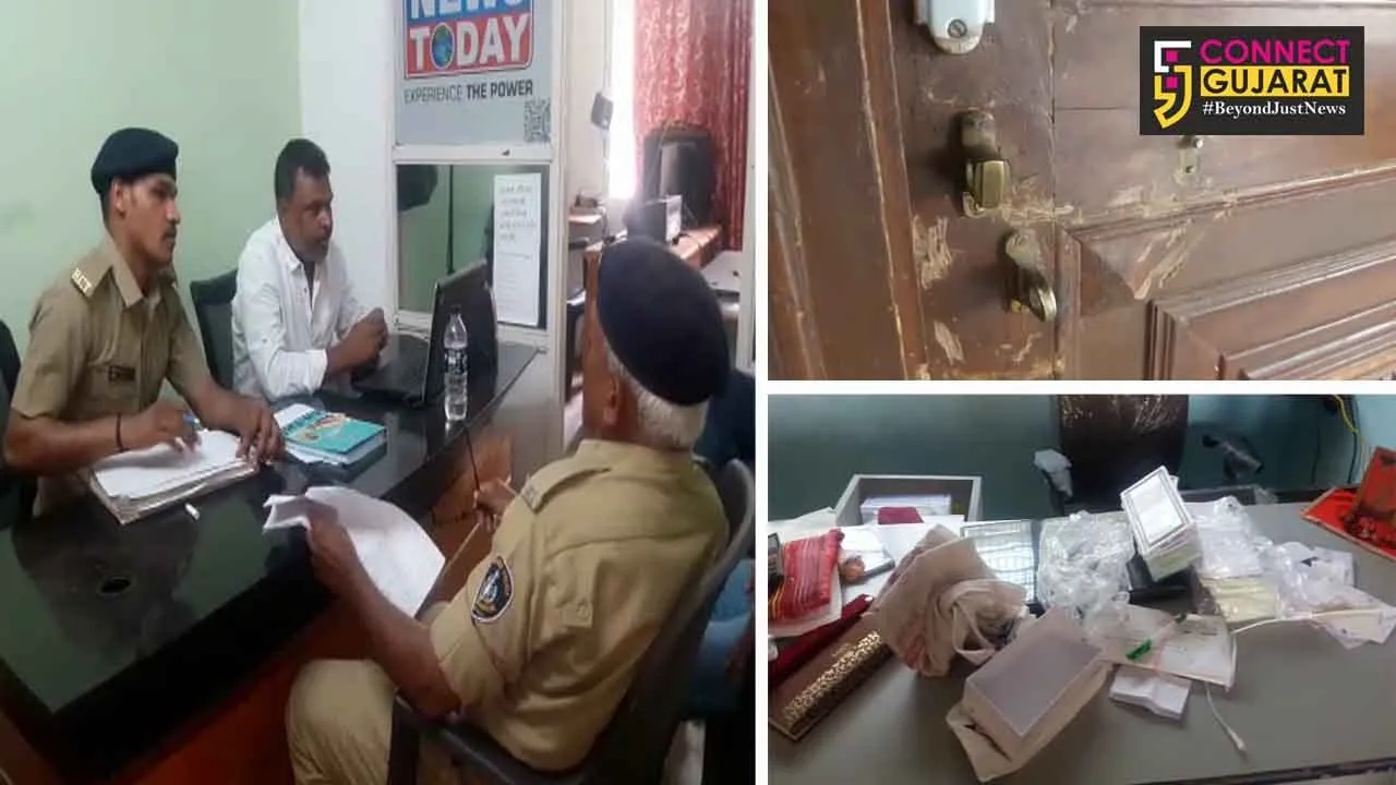 Robbers strike and stole mobile accessories from nearly 20 offices in Vadodara
