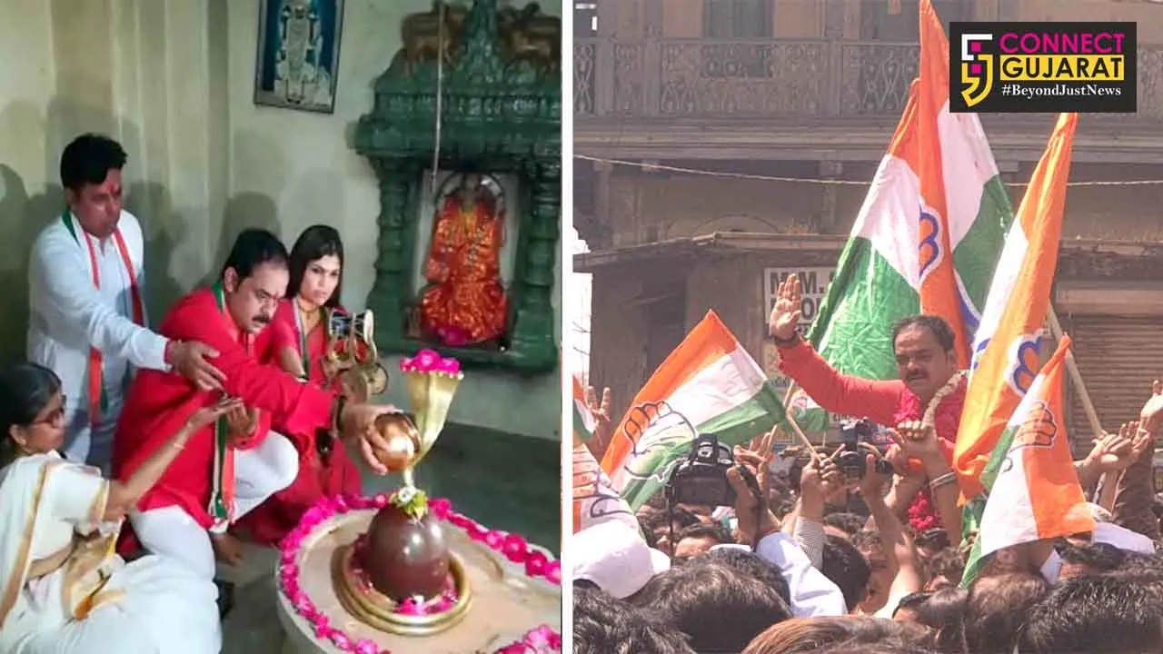 Unemployed educated youth woman advocate proposer for Congress candidate in Vadodara