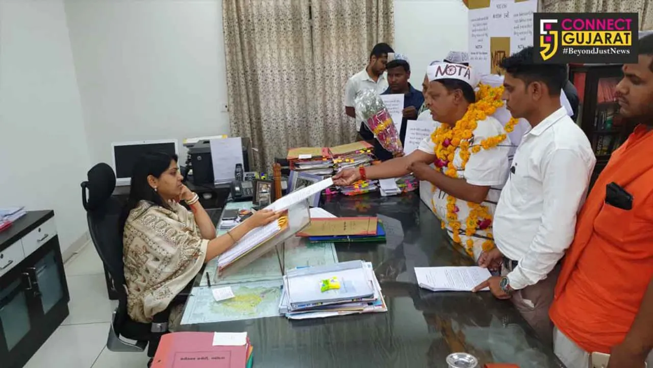 Social worker Atul Gamechi raised his concern about not promoting NOTA