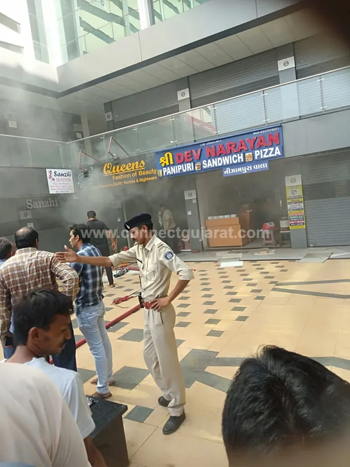 Fire inside ladies boutique in Vadodara