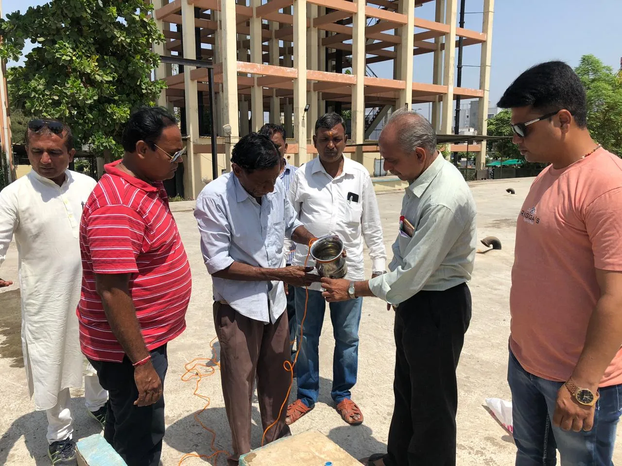 Water samples of four distribution tanks failed in lab testing