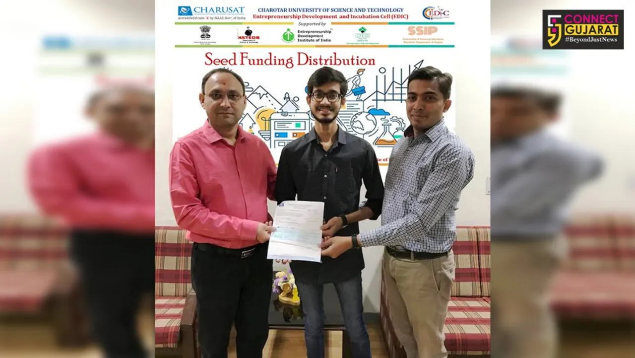 CHARUSAT provides seed funding support to fuel-up Economic Growth Engine