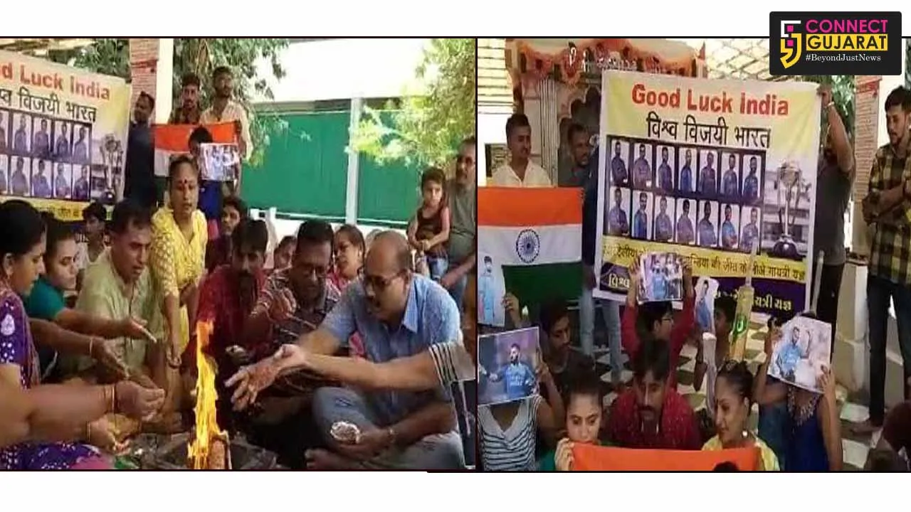 Prayers for team India before their clash against Australia on Sunday