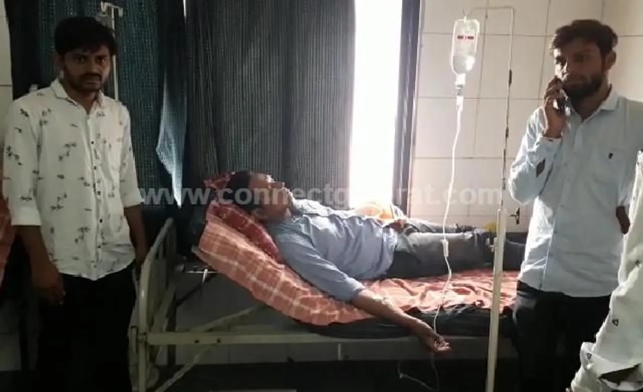Nine employees of Panoli Intermediate Company complained of eye irritation after gas leakage
