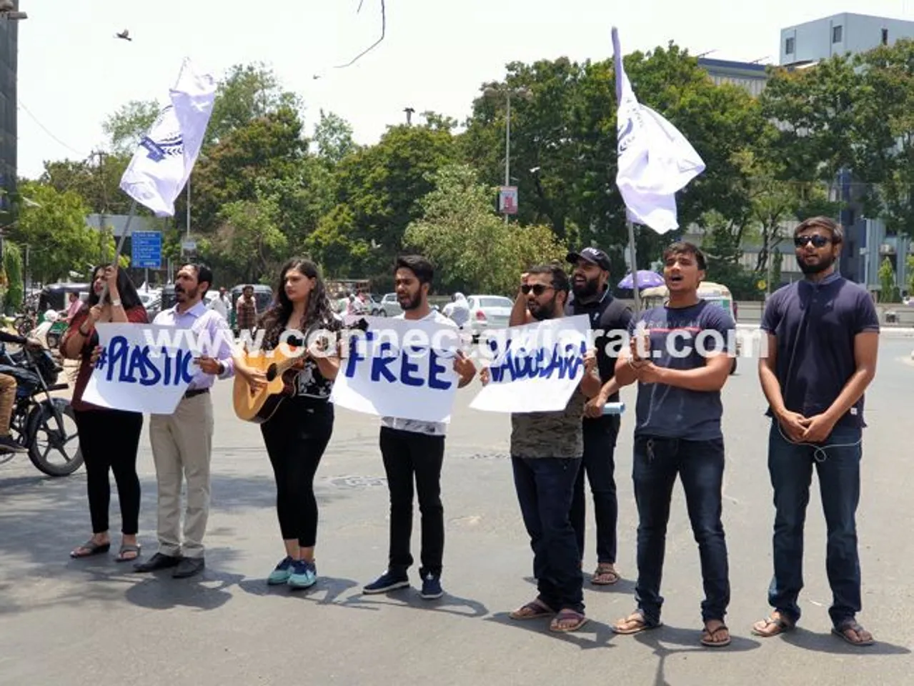 Chhatra Sansad launched unique campaign in Vadodara