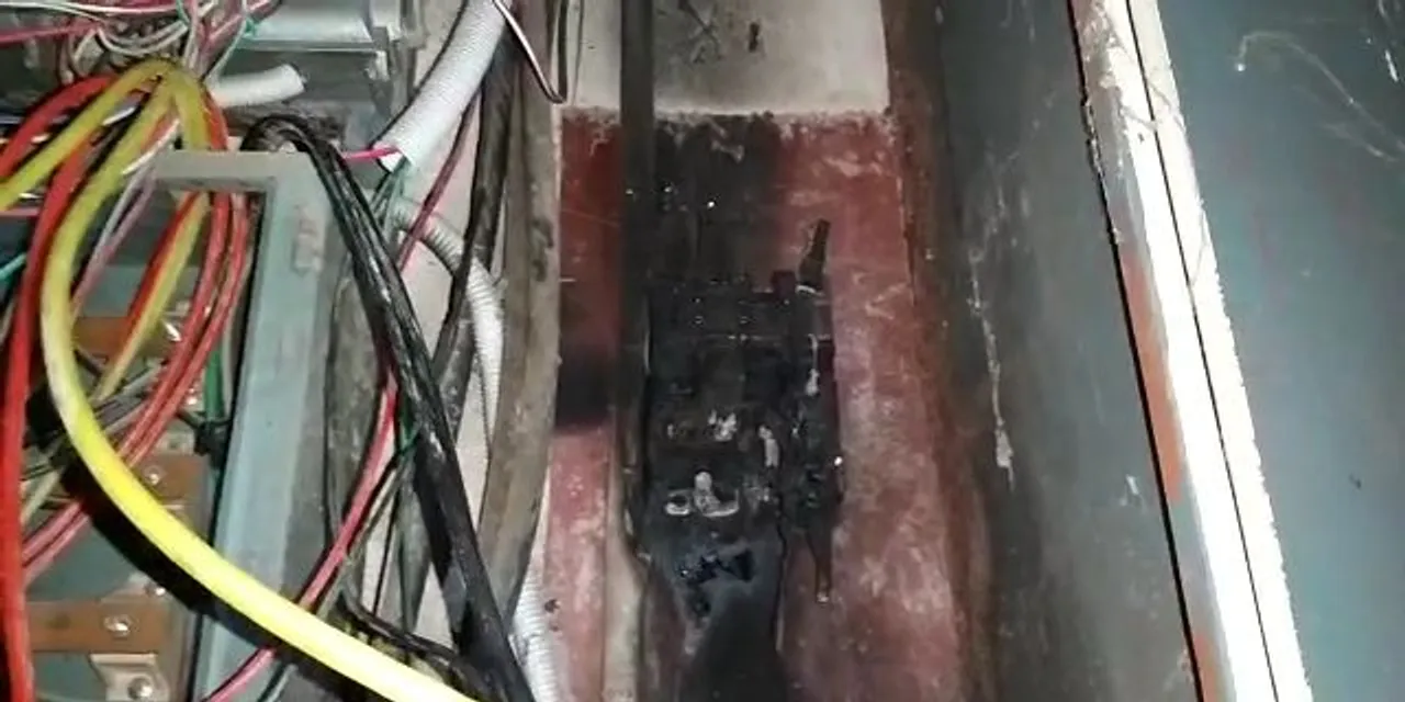 Fire in electric meter at OPD 22 in SSG hospital