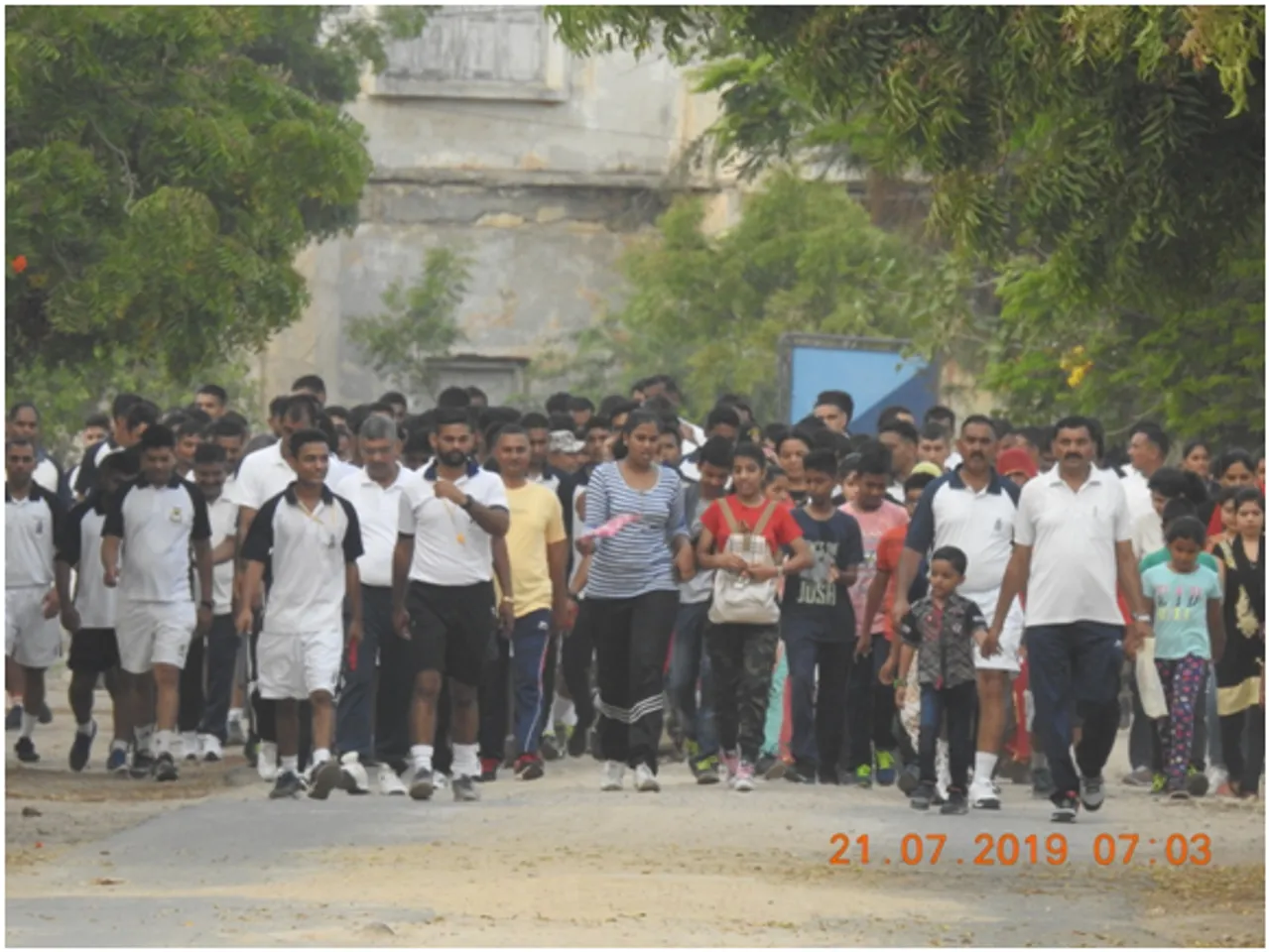 Walkathon At Okha To Commemorate Kargil Vijay Diwas