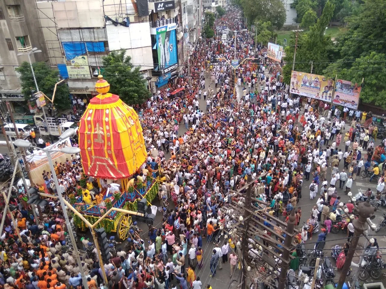 38th annual rathyatra of Iskcon Vadodara
