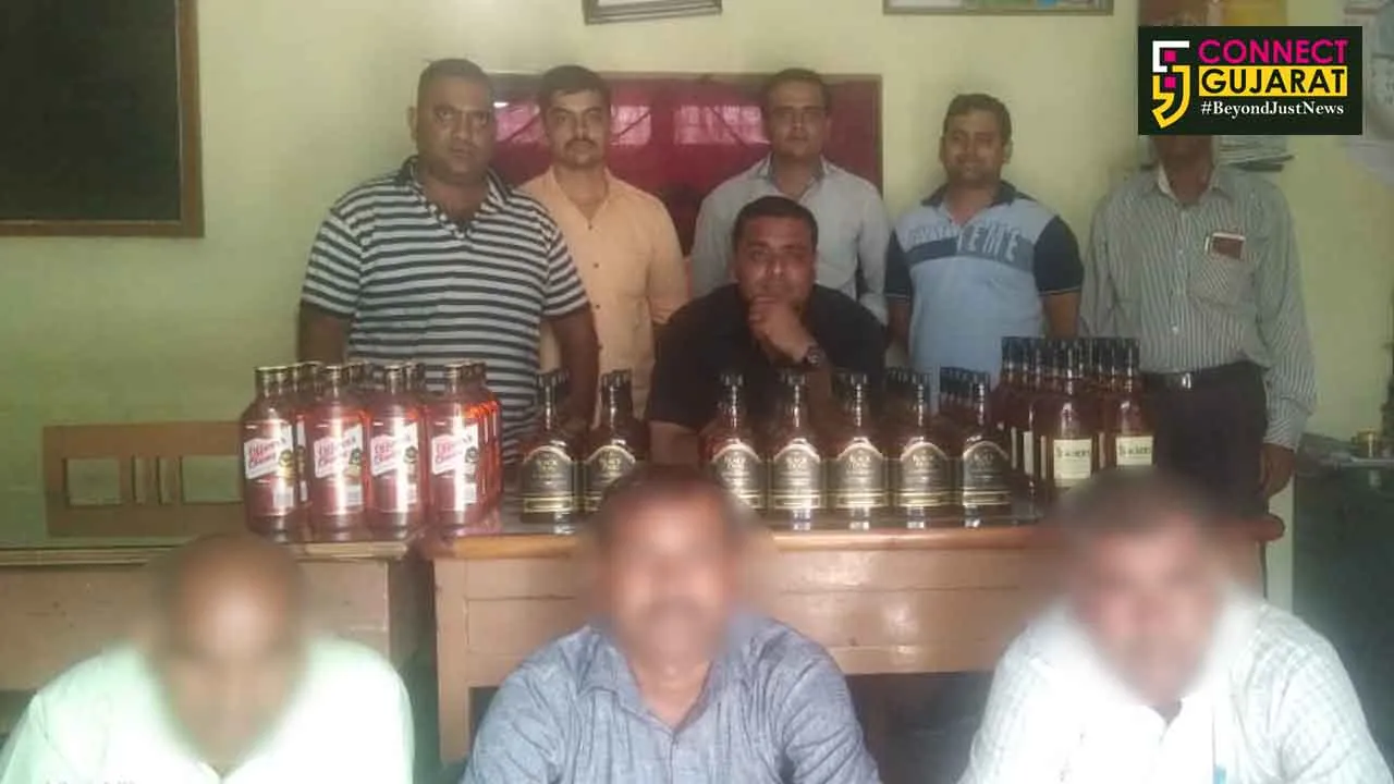 Retired Army man caught with IMFL by Vadodara railway LCB