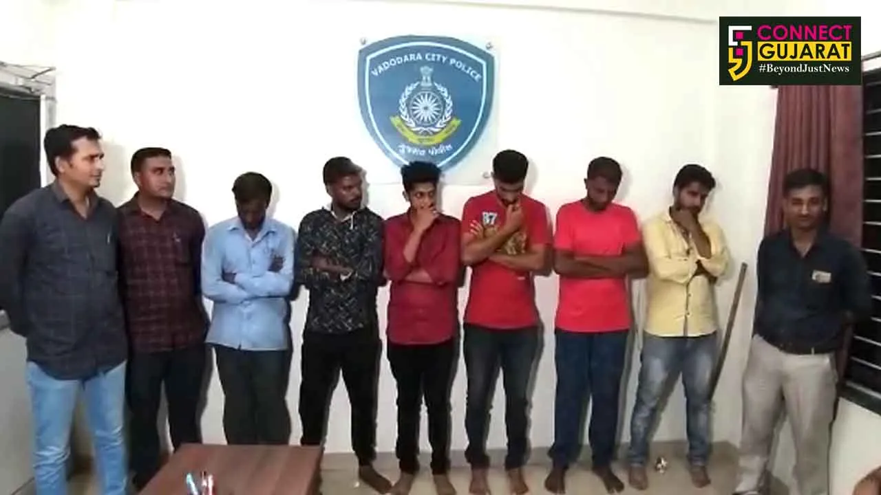 Vadodara police busted a flesh trade racket running from a society on Ajwa road