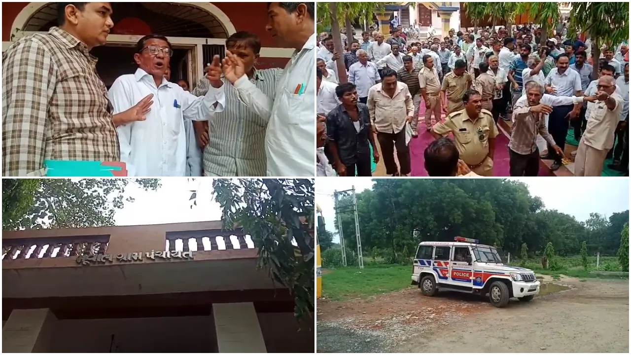 Budget village meeting at Muval village in Padra turned into heated arguments