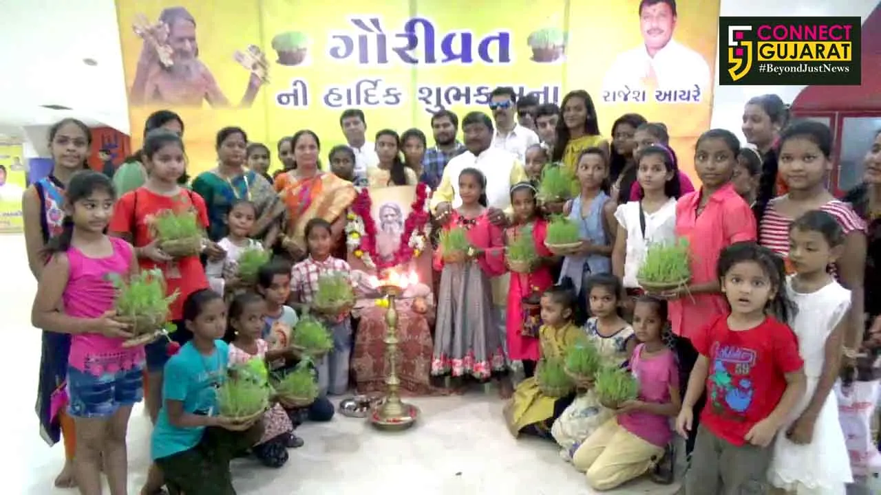 Jai Sainath Education and Charitable Trust in Vadodara organised film show for fasting girls