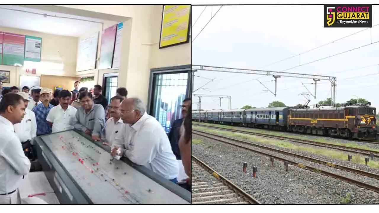 PASSENGER & GOODS TRAFFIC BENEFITED AT LARGE SCALE ON UDHANA-JALGAON SECTION