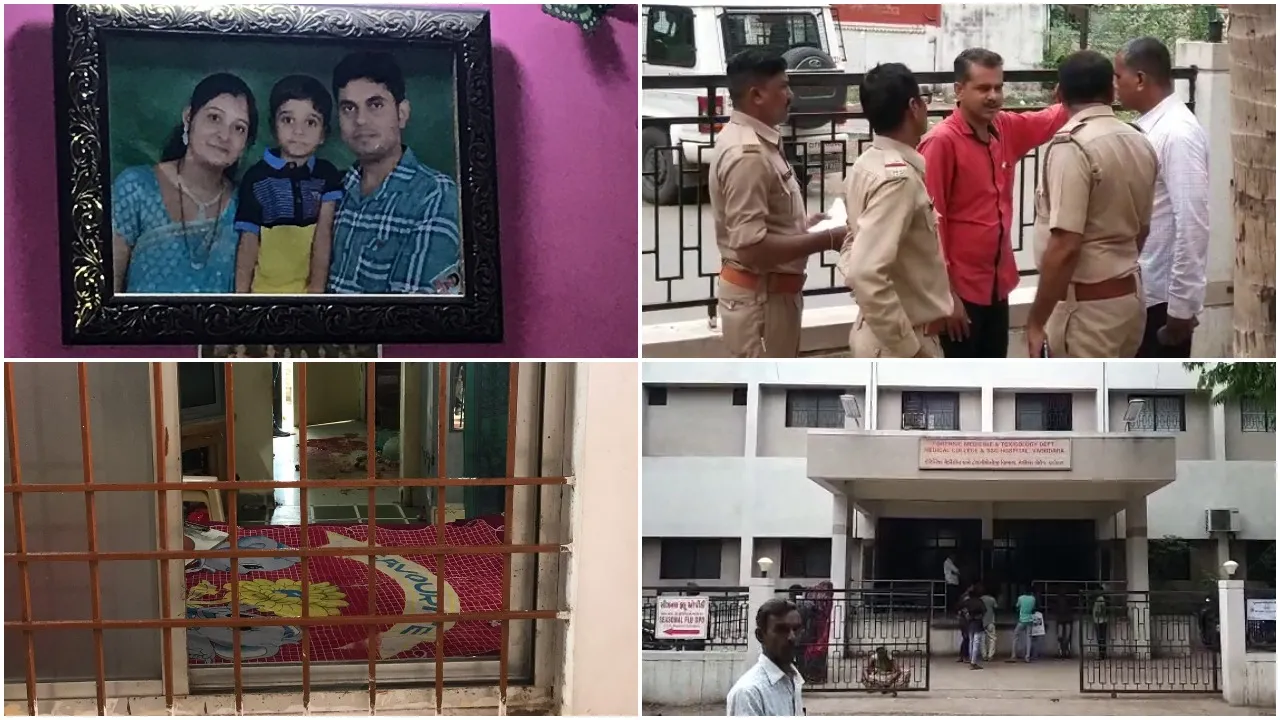 Unknown attackers inflicted nearly 30 injuries on a woman and killed her in Vadodara