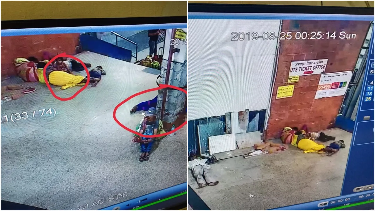 Unknown woman lift a two year old girl from Vadodara railway station