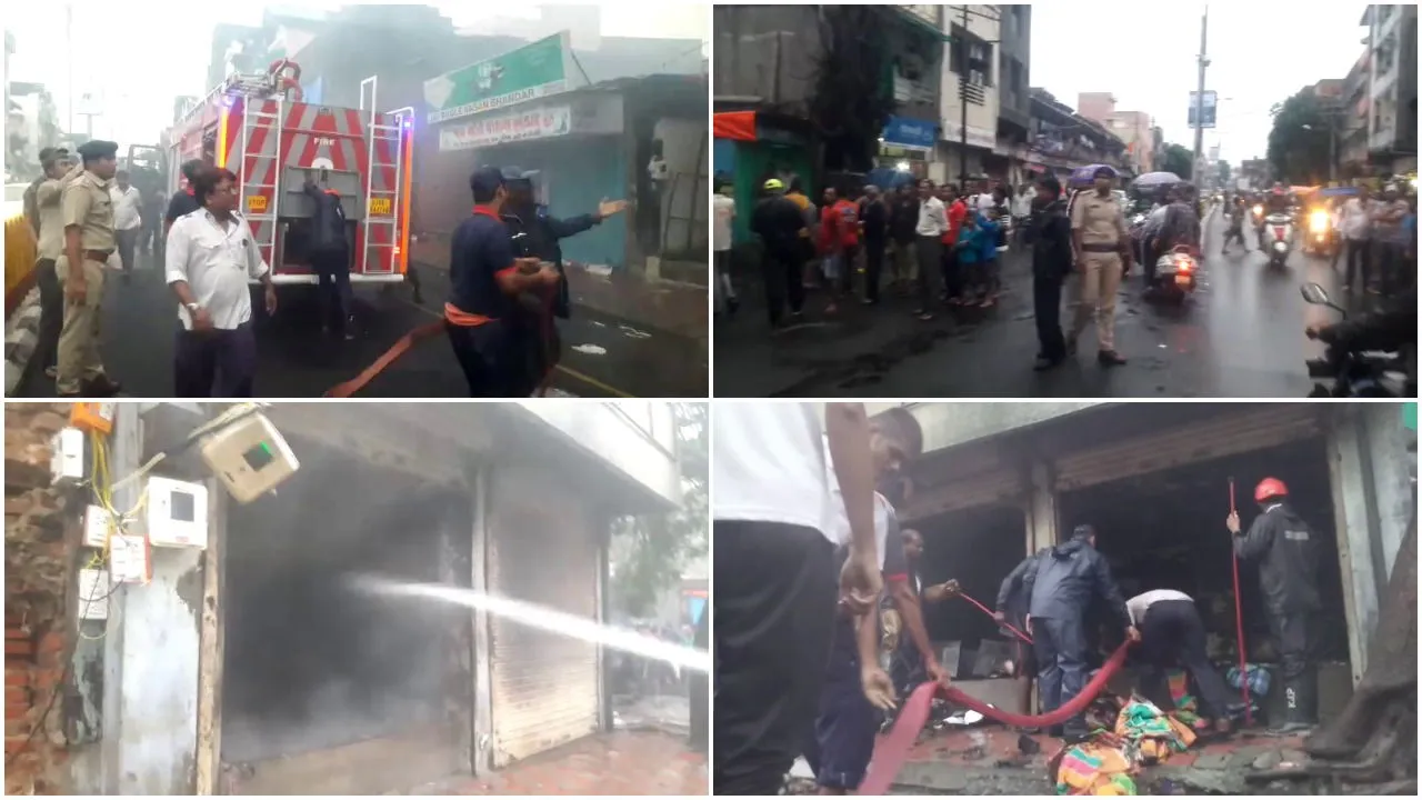 Incidents of short circuit dilapidated structures tress uprooted witnessed during heavy rains in Vadodara