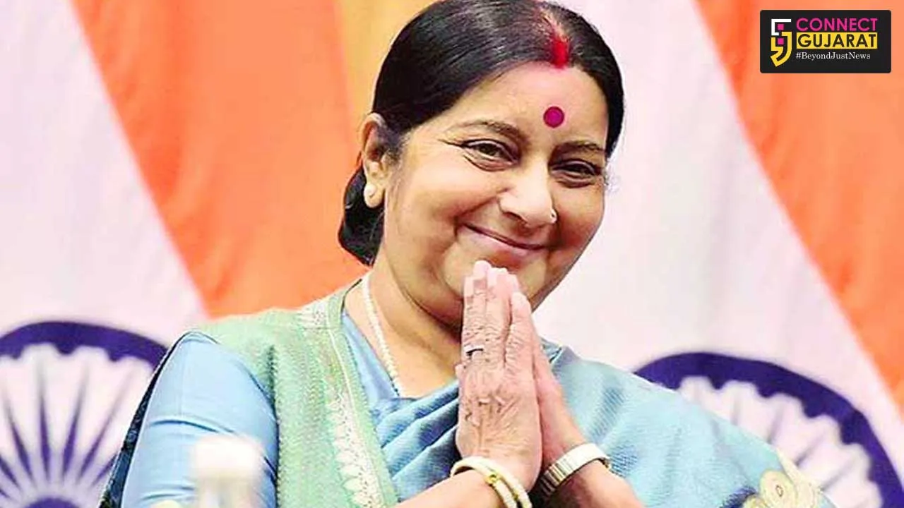 Former External Minister Sushma Swaraj passed away