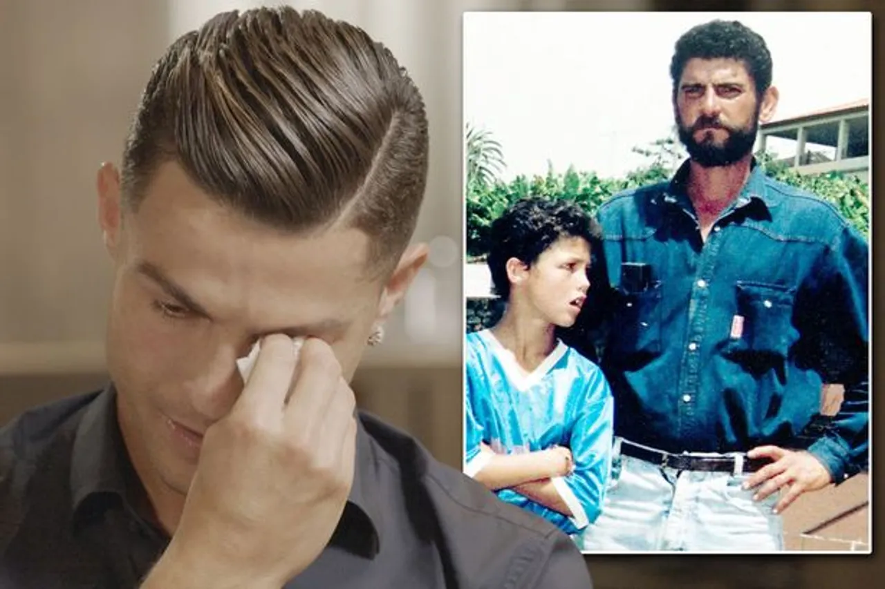 Cristiano Ronaldo breaks down in tears during an emotional interview