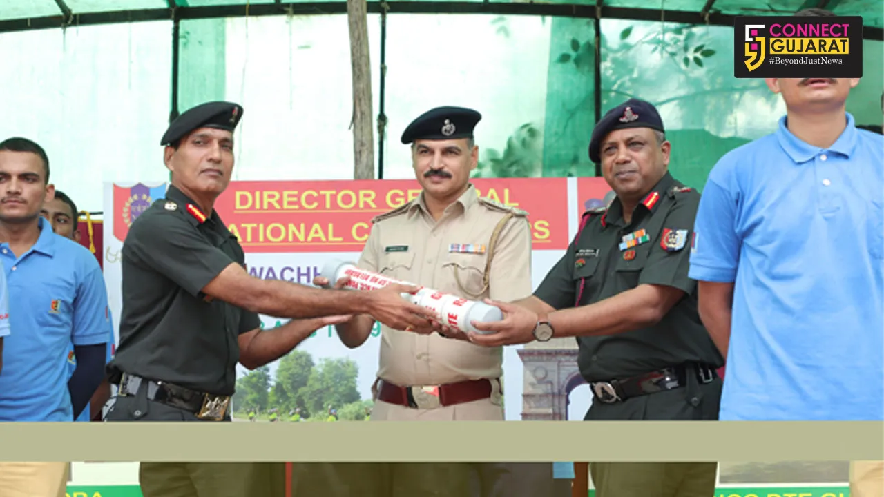 NCC Pan India Cycle rally arrives at Ahmedabad