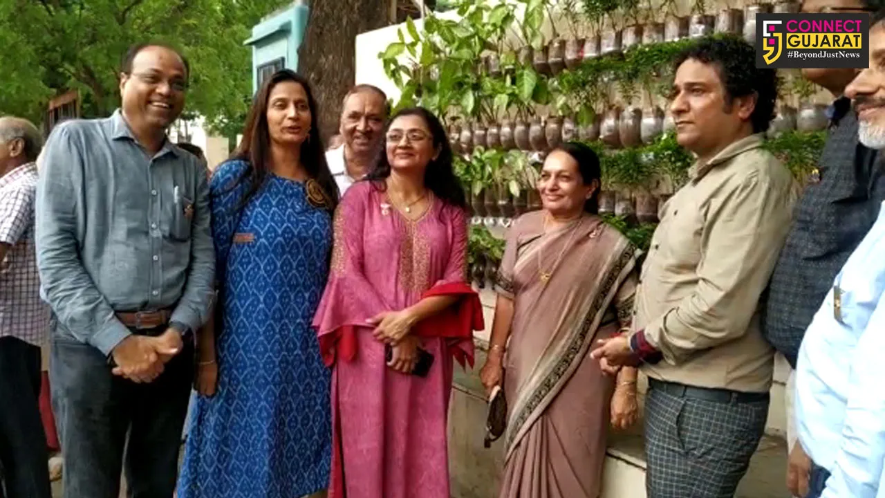 Seed balls vertical garden workshop in Vadodara by Green man of Ludhiana Rohit Mehra