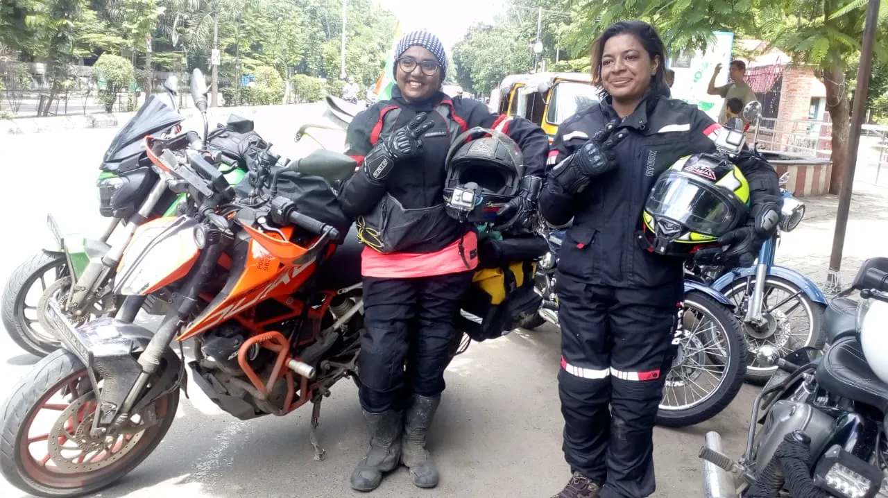 Two women riders on a mission to spread awareness about breast and cervical cancer