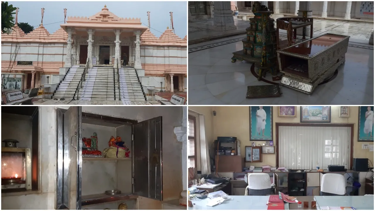 Thieves strike inside Jain Derasar at Anastu village in Karjan