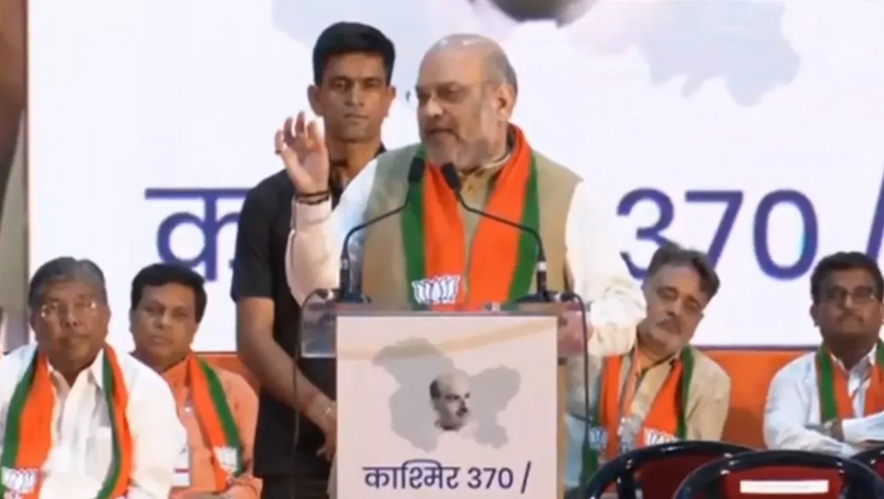 “Congress Sees Politics, We See Patriotism”: Amit Shah at Mumbai rally