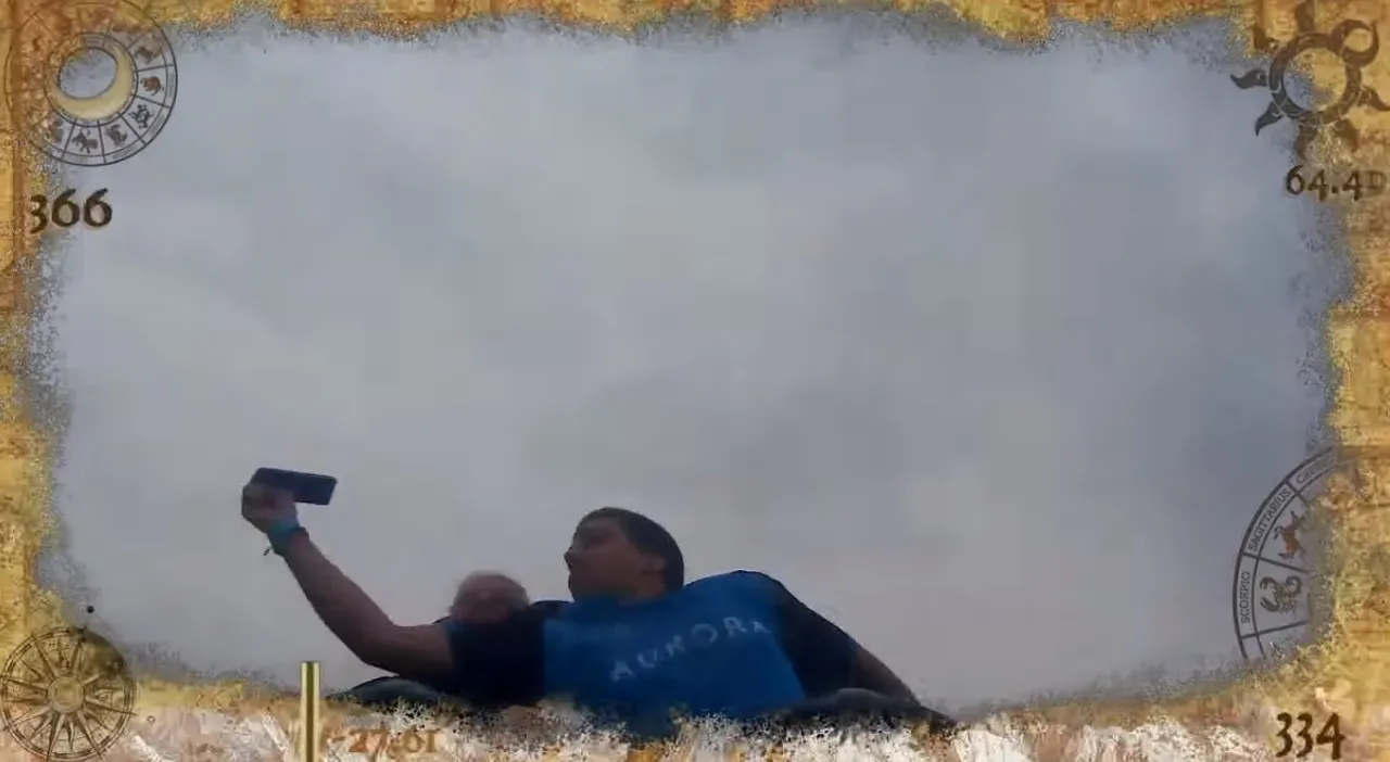 “Samuel for the rescue”catches flying phone while on roller-coaster ride in Spain. Viral video makes Internet ROFL.