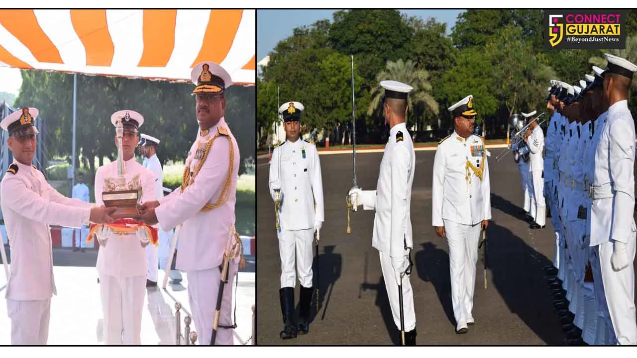 Passing out parade of electrical specialisation course at INS Valsura