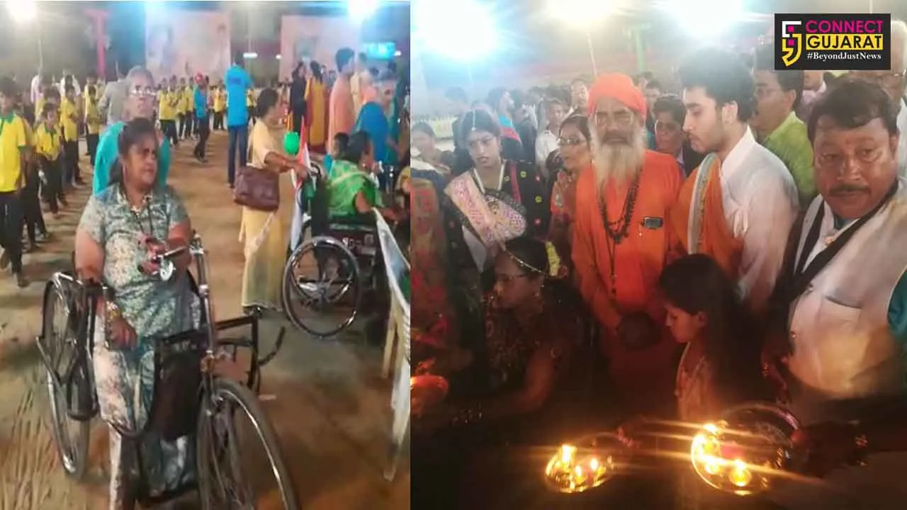 Thousands dance to popular garba tunes in Viklang Garba Mahotsav