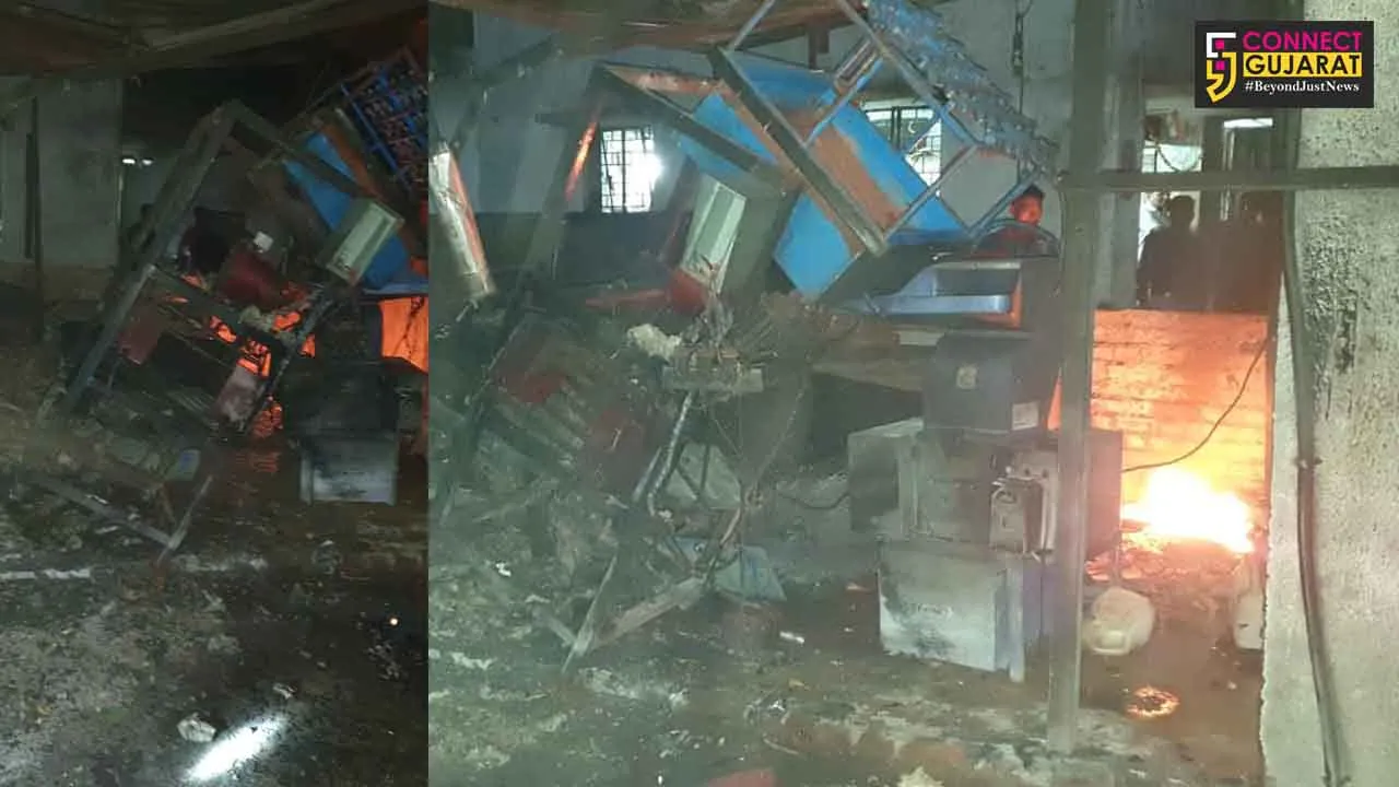 Six persons injured due to fire and blast inside Chemshell company in Vadodara