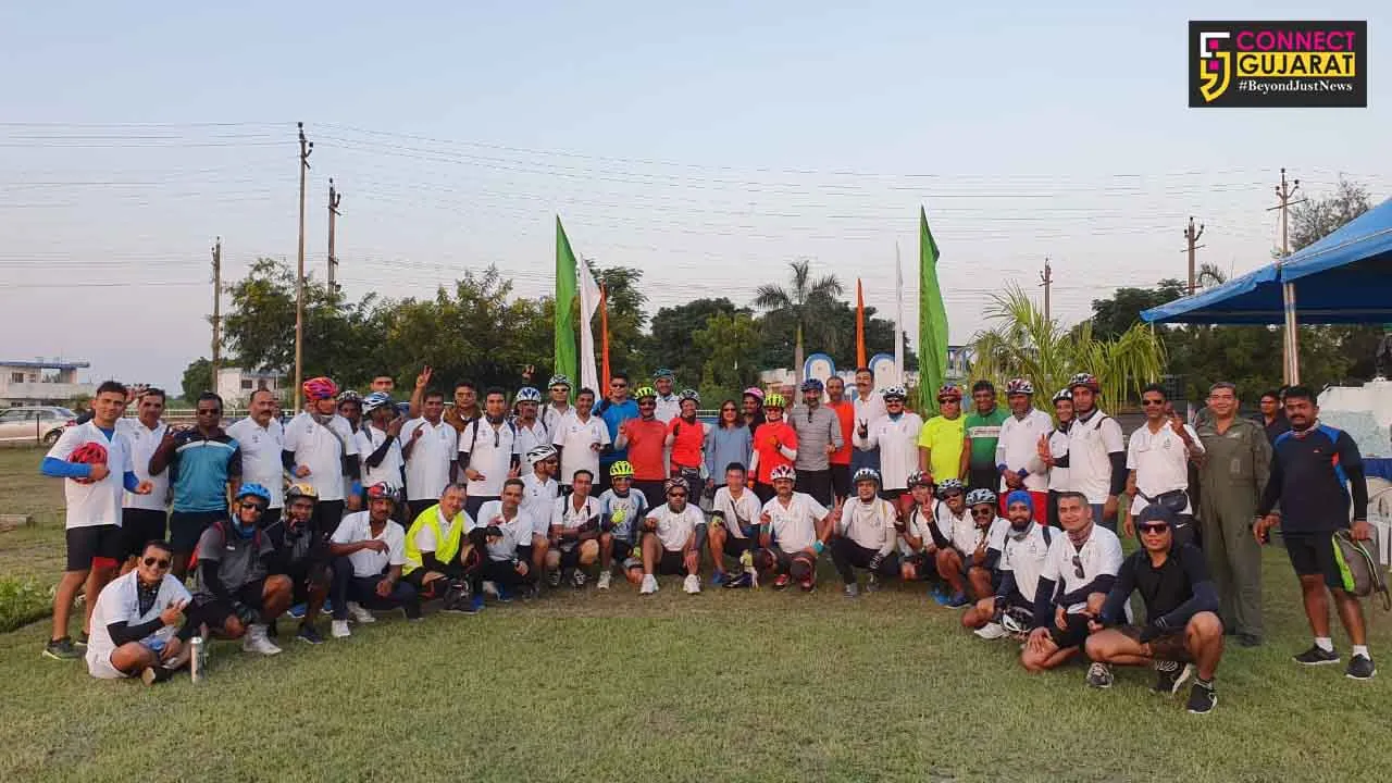 SWAC undertakes cycling expedition to celebrate 87th Air Force day