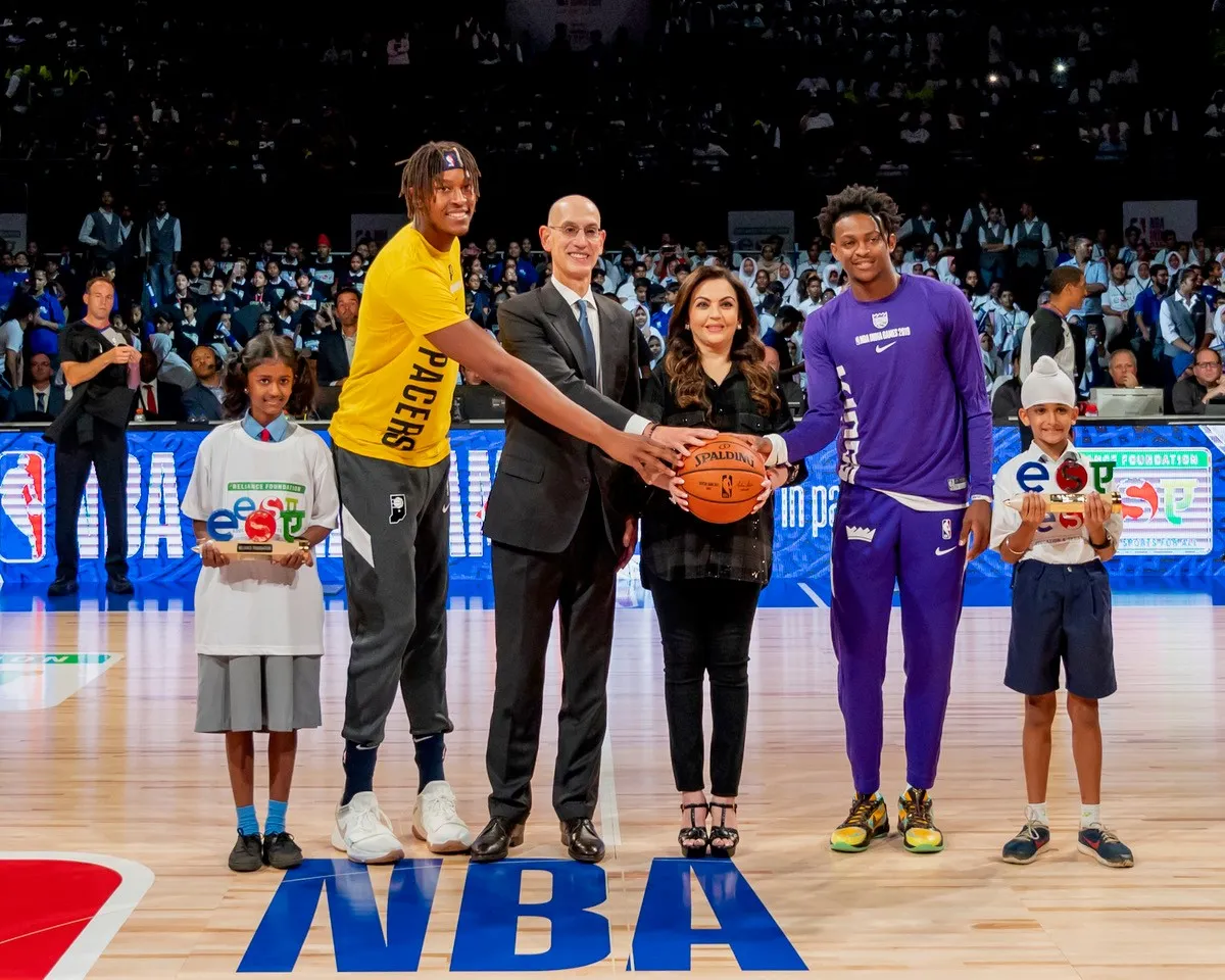 Reliance Foundation welcomes NBA to India SUB celebrates 6 years of India partnership