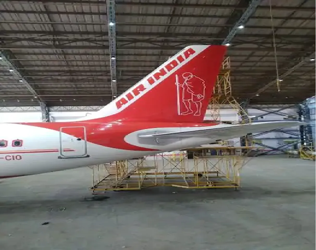 Air India pays tribute to Mahatma Gandhi with special painting on airbus