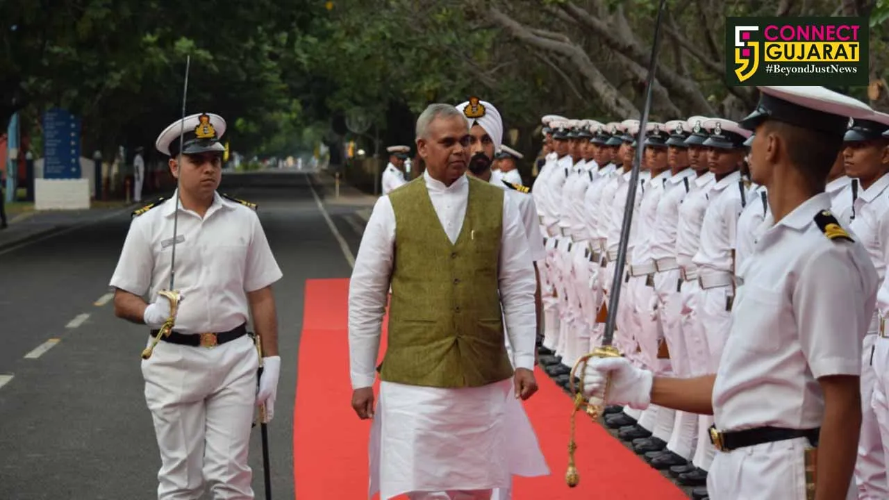 Governer maiden visit to INS Valsura