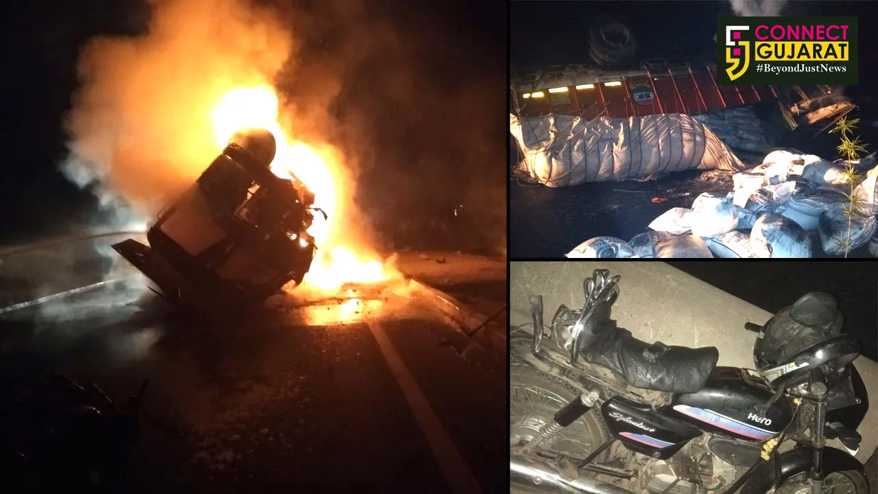 Brother in law and brother of wife died in ill fated accident on Vadodara Halol road